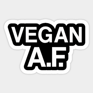 Vegan A.F. Sticker